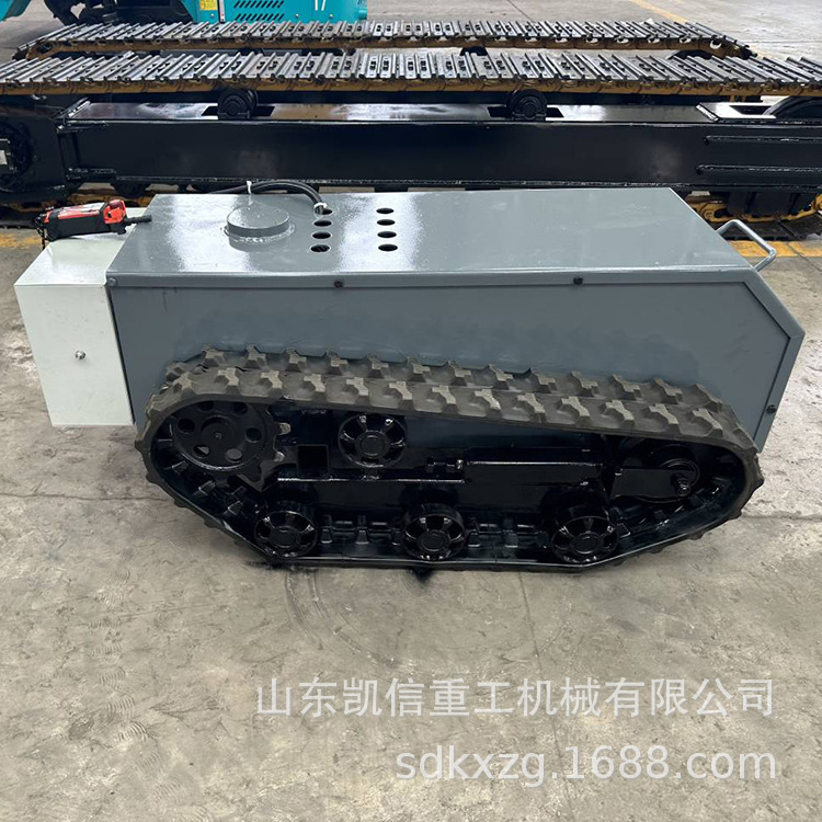 リモコン電動シャシー小型ゴムクローラスプロケット直流モータ駆動知能ロボットシャシーアセンブリ|undefined