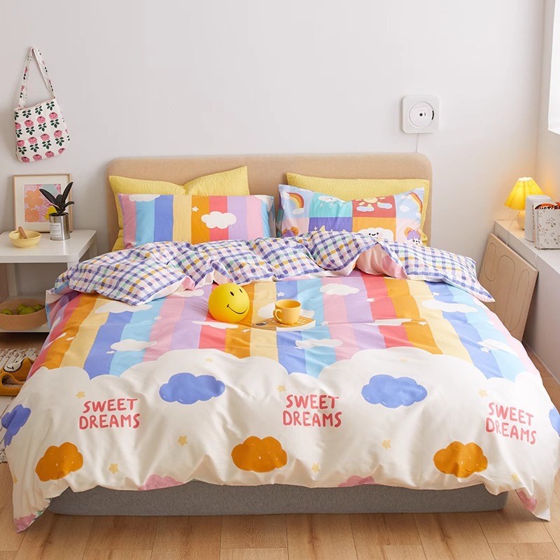 Pequeña funda de edredón fresca para niños 120x150 pieza individual algodón algodón 150x180x200x230 doble funda de edredón