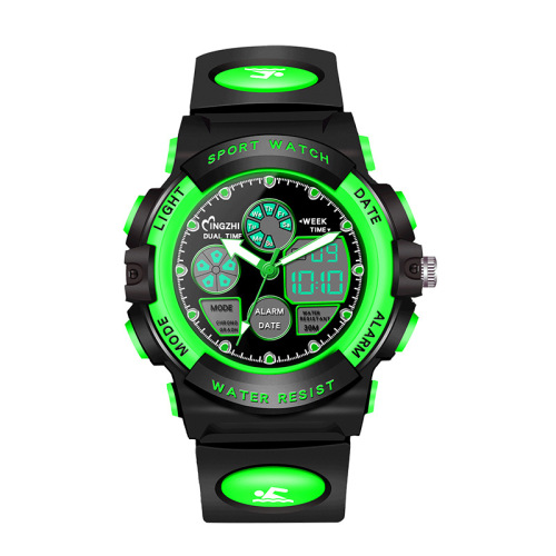 Children's sports electronic watch for men and women, outdoor multi-functional electronic watch, luminous waterproof student electronic watch