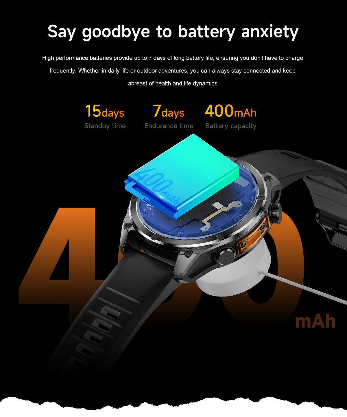 Smartwatch With Bluetooth Calling And Led Flashlight Sports Watch_voghion.com