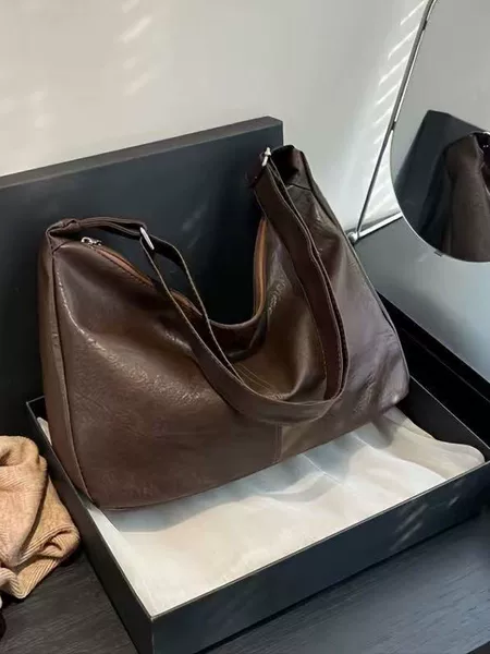 Casual Trendy Small Square Crossbody Bag for Women 2024 New Vintage Melard Ins Retro Shoulder Dumpling Bag