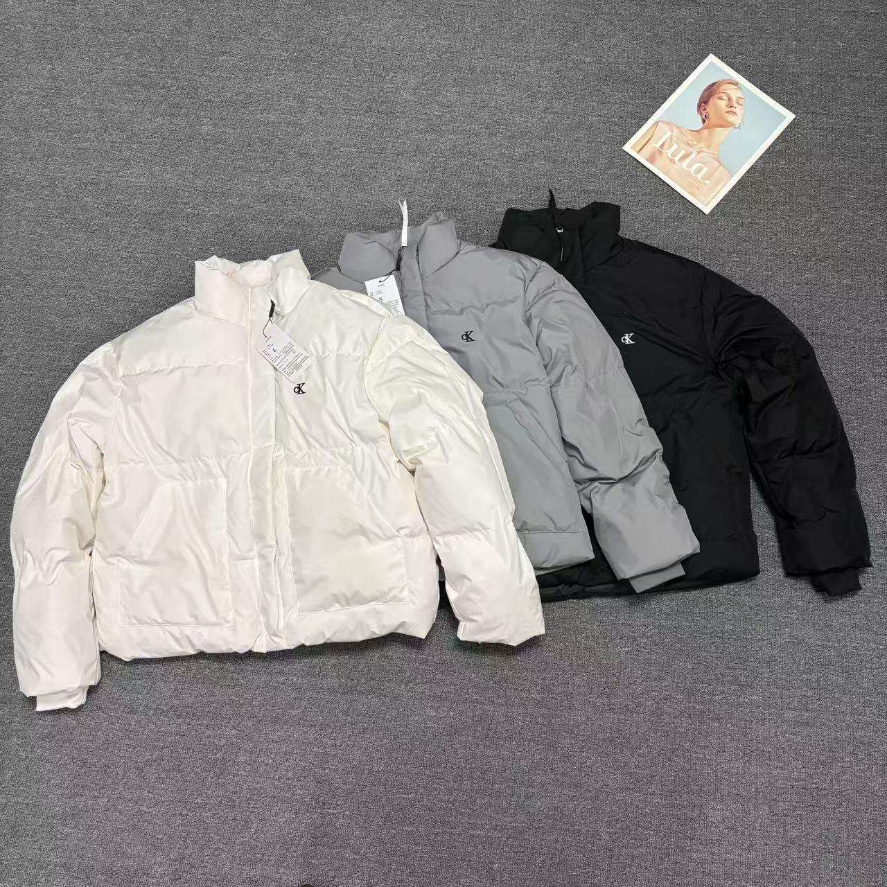 现货 c家羽绒棉服时尚立领加厚棉衣冬季宽松面包服男女百搭羽绒服