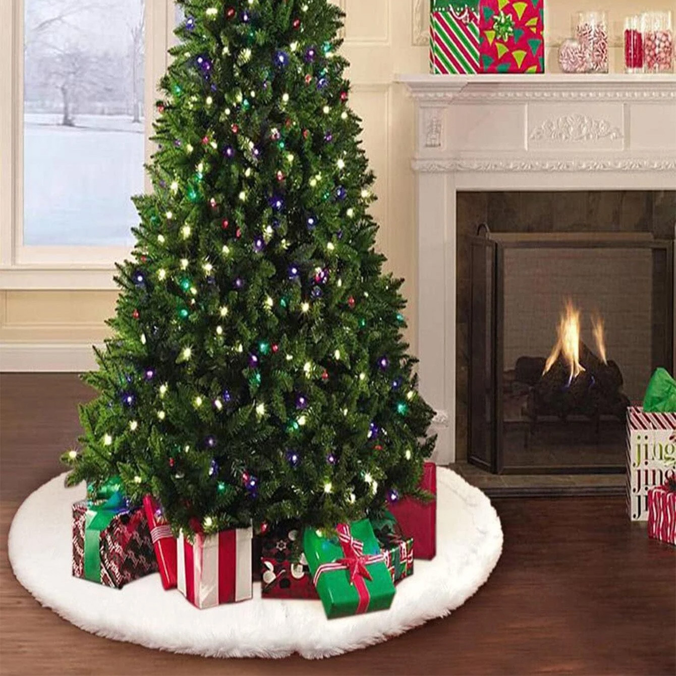 Christmas Tree Skirt Front View