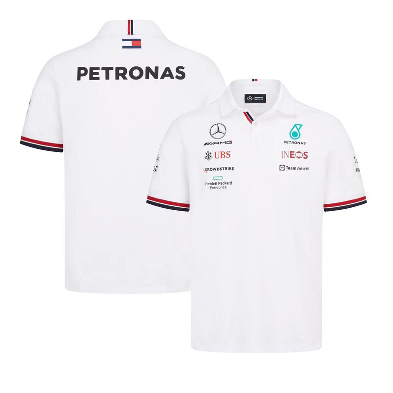クロスボーダーF1レース新型ボタンPOLOシャツオートバイ服マウンテンバイク通気速干半袖POLOメンズかっこいい|undefined