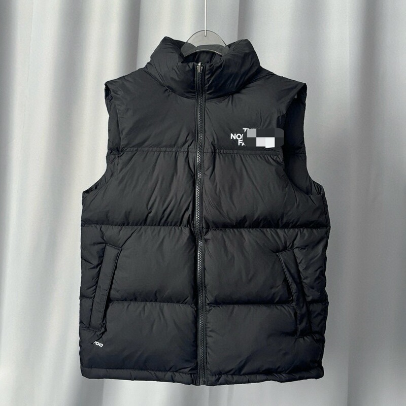 1996羽绒服马甲男女装同款刺绣外套防寒保暖立领背心韩版潮流|undefined