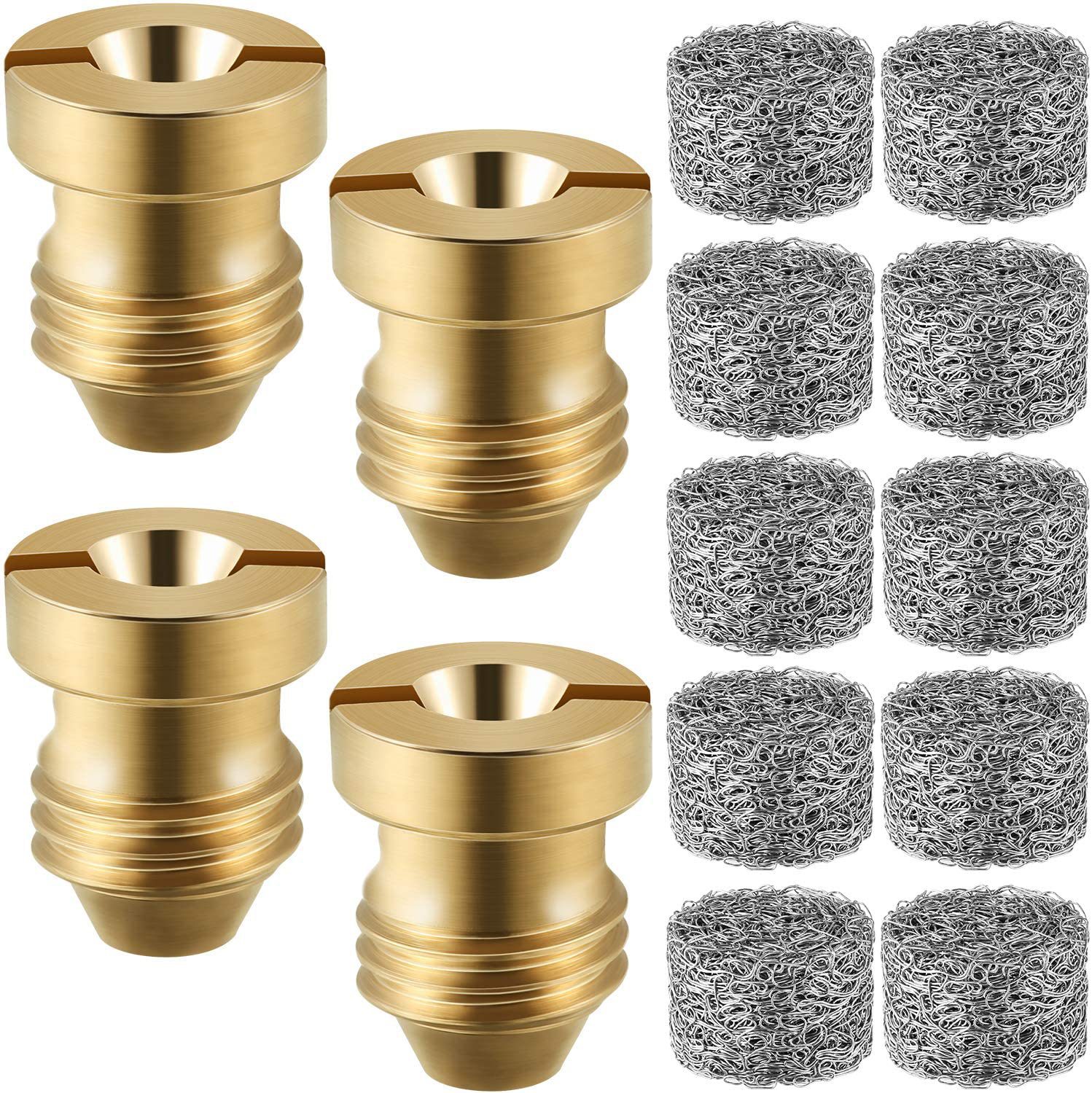 14件套 泡沫机喷嘴 通用1.1毫米螺纹喷嘴 网眼过滤器 3000PSI