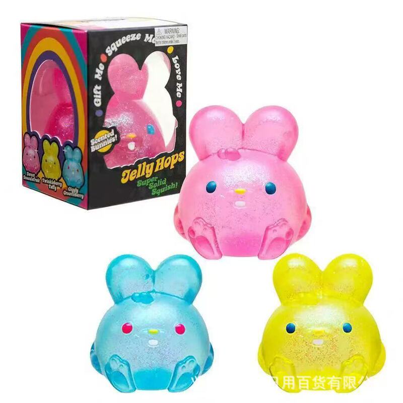 Cross-Border Hot-Selling Needoh Soft Rabbit Squishy Toy Stress-Relief Slow Rebound Squishy Toy Stress-Relief Squishy Toy
