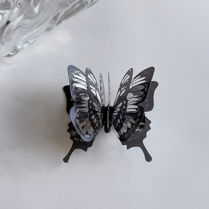 Butterfly Hair Clip Niche Design Multi Layer Ancient Style Pin_voghion.com