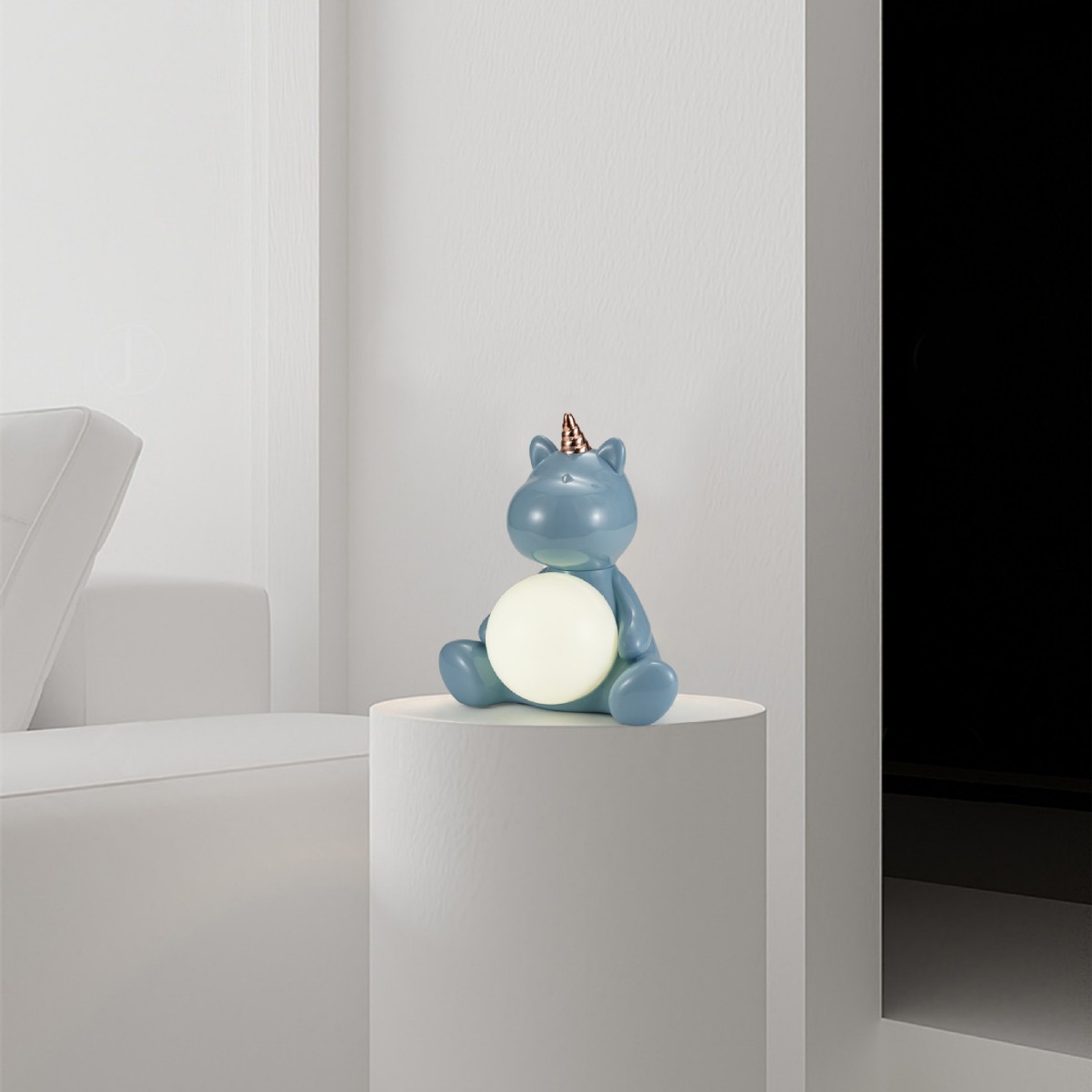 Lámpara de escritorio RGB colorida lámpara de atmósfera recargable controlada por teléfono móvil dormitorio estudio luces creativas unicornio luz de noche