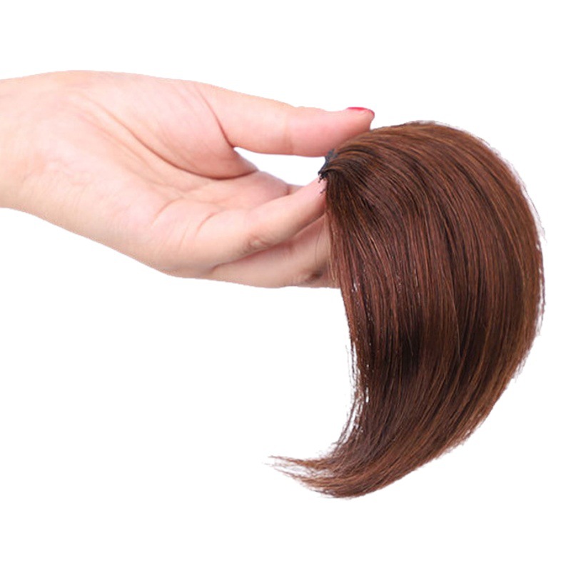Fake bangs boys' high forehead wig men's hair extension piece forehead hairline wig patch head replacement piece