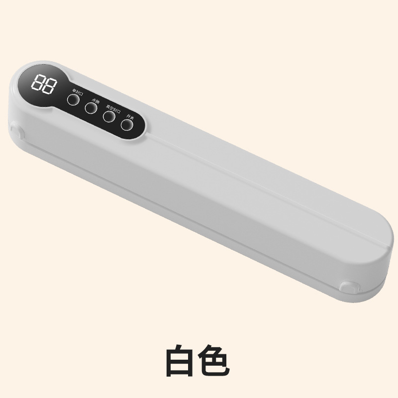 Máquina de sellado automático directo transfronterizo para uso doméstico Máquina de vacío de cocina Máquina de preservación de compresión al vacío de plástico para alimentos pequeños image 7