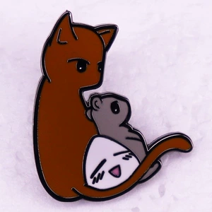 Fruit basket, cat, mouse, rice ball, brooch, badge, anime accessories