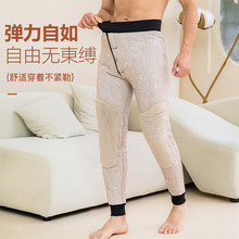 2024新款棉裤男冬季羊毛加厚加绒保暖裤东北特厚护膝中老年打底裤