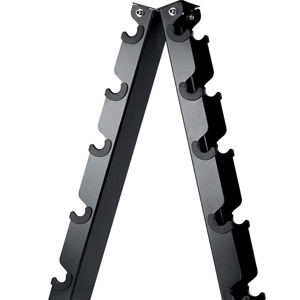 Suministro directo mancuerna almacenamiento rack tipo una mancuerna interior almacenamiento rack triángulo mancuernas almacenamiento rack