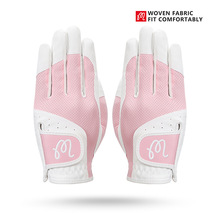 【跨境】M 高尔夫手套女士运动舒适防滑透气golf手套#双手