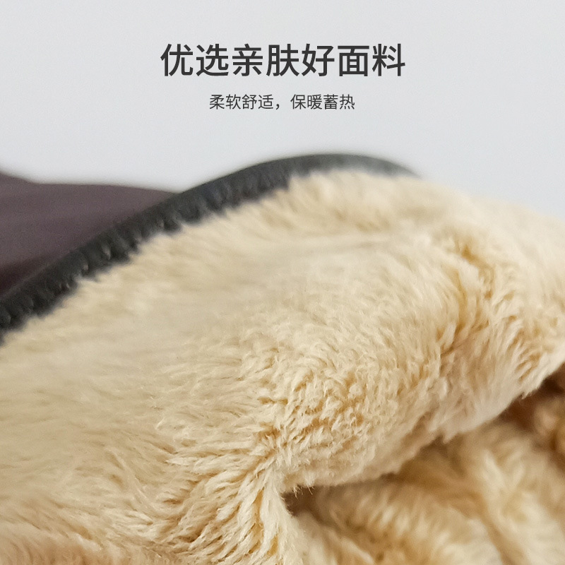 秋冬加绒保暖羽绒布手套女可爱蝴蝶结防泼水手套户外现货服饰手套