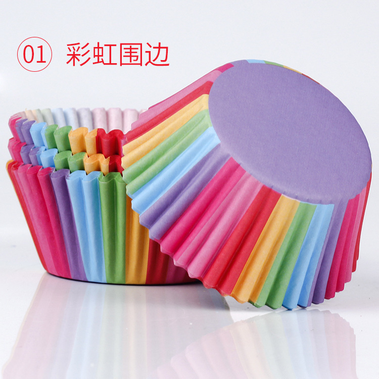 Capacillos de Papel para Hornear 150 Piezas de Papel Antigrasa Desechable para Hornear Muffins y Pasteles