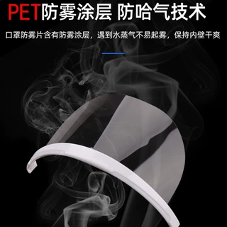 餐饮专用口罩食品级厨房透明口罩夜摊餐厅防雾食堂口罩