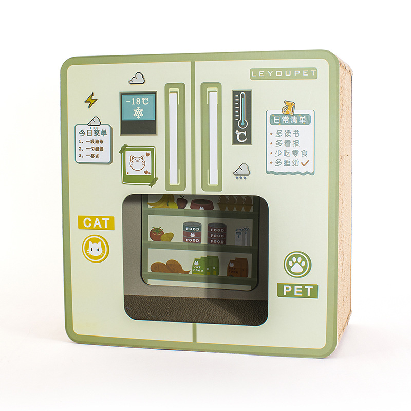 Leyoupai lavadora gato tablero del rasguño gato nido integrado papel corrugado resistente a los arañazos gato garra tablero vertical mascota garra gato juguete