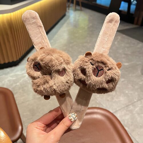 New Children's Plush Cartoon Snap Circle Star Kirby Cute Couple Bracelet Korean Version Female Doll Wedding Gift