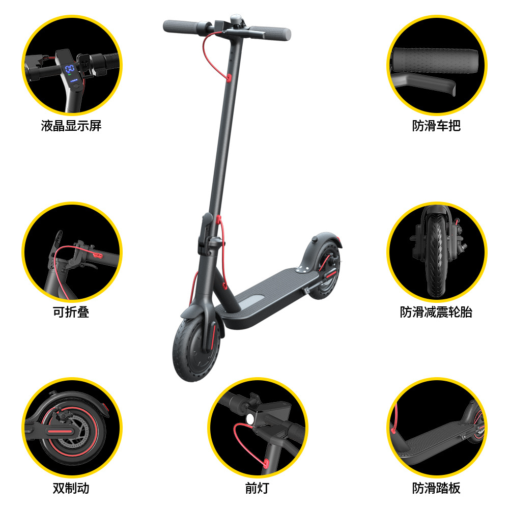 Factory Wholesale 36V8.5 Inch Foldableing Electric Scooter Adult Electric Mobility Scooter Cross-Border M365 Scooter