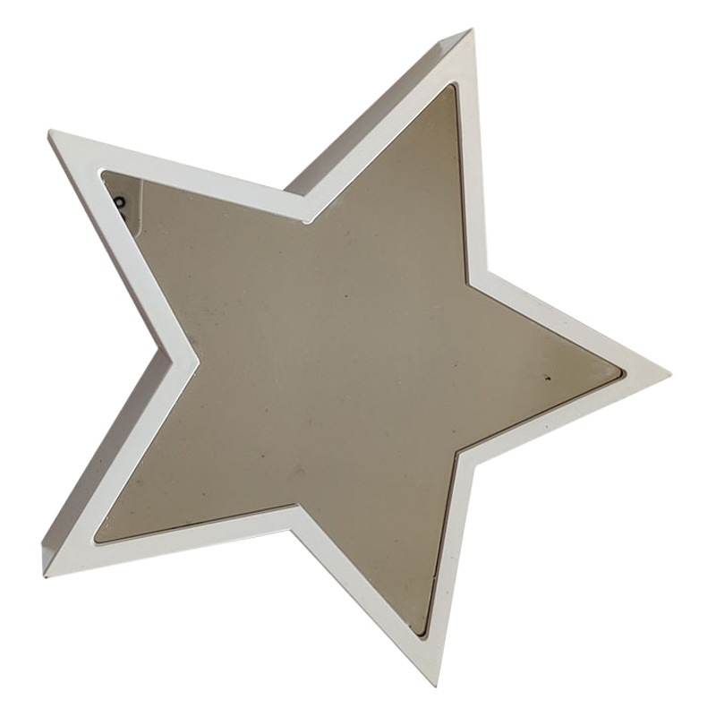 LED túnel modelado luz de noche piña 3D efecto espejo luz nube blanca estrella de cinco puntas árbol de Navidad luz decorativa