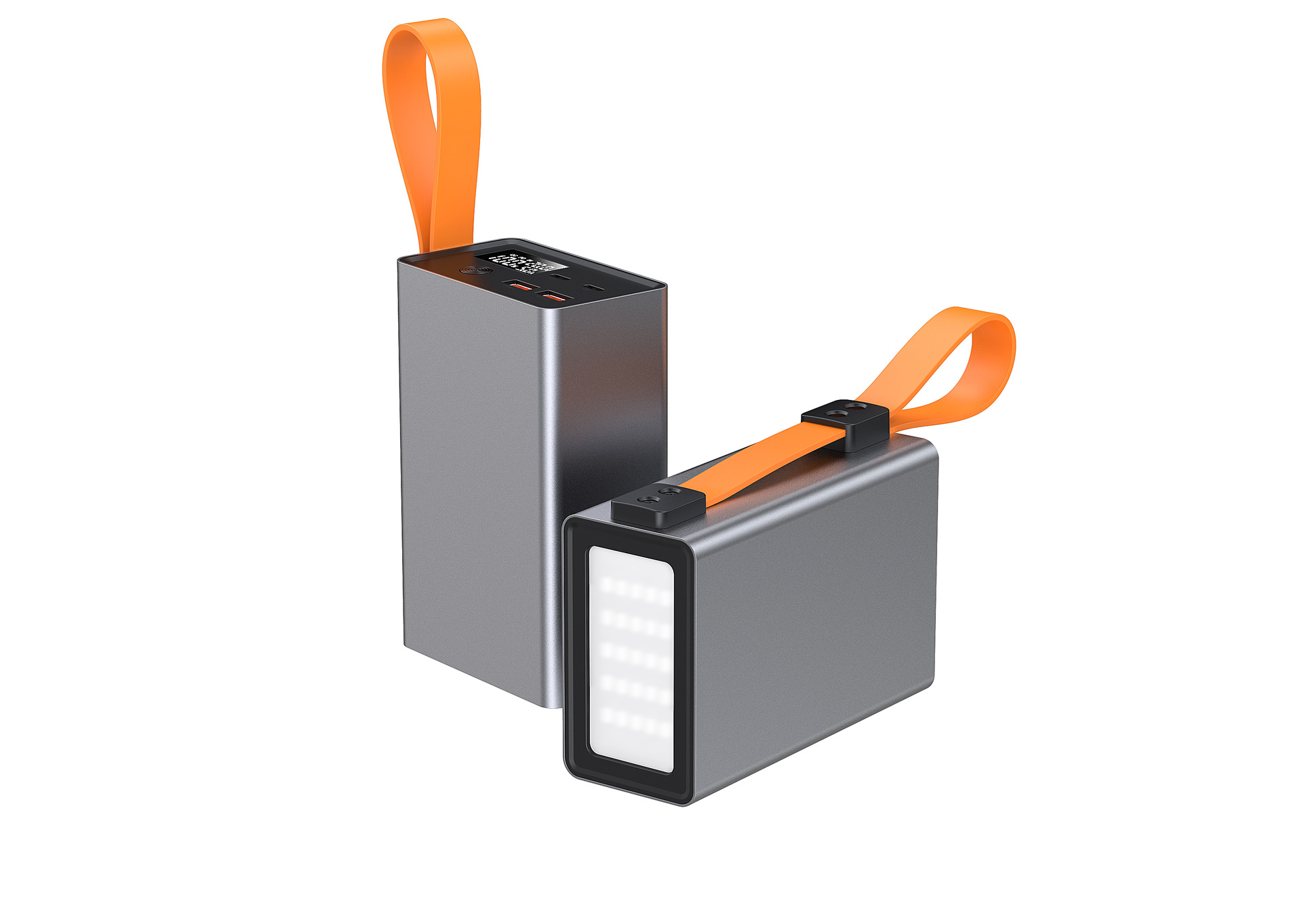 Aluminum Alloy Ultra-Large Capacity 40000mAh Power Bank with PD Bidirectional Fast Charging Durable Portable Mobile Power Supply for Students and Outdoor Use