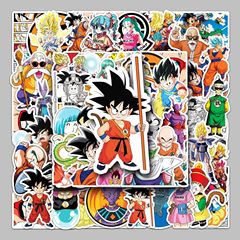 50張七龍珠悟空日漫裝飾行李箱旅行箱筆記本電腦滑板防水卡通貼紙