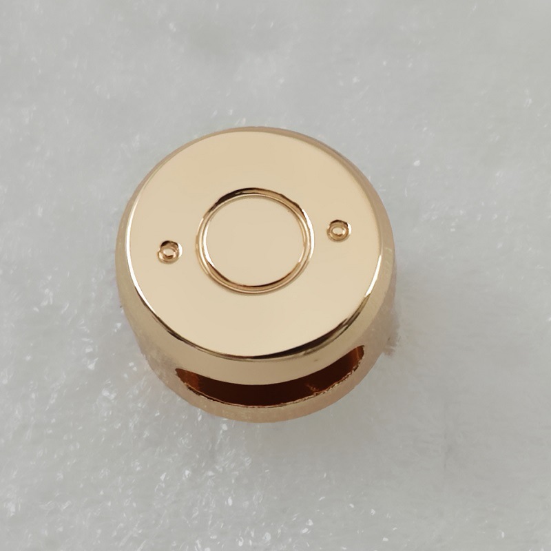 라이트 골드 링 패턴 2점 클로 스타일 1개