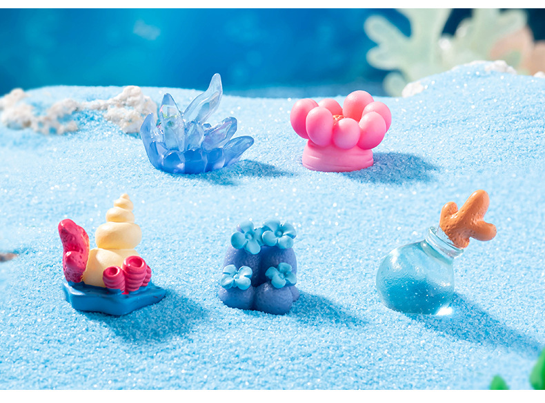 Marine Style Conch Coral Resin Ornaments Artificial Decorations display picture 6