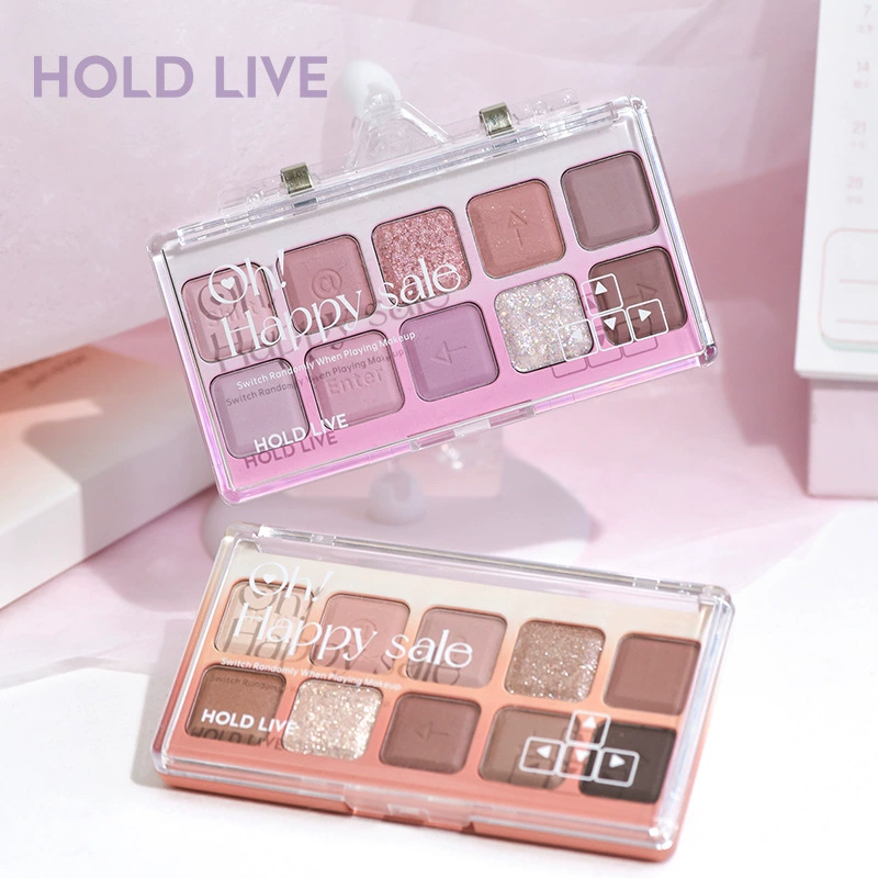 HOLD LIVE Клавиатура — матовая палетка теней, тени, десять цветов, для начинающих