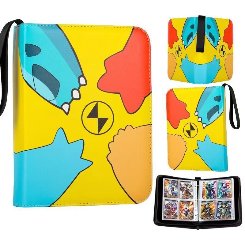 FUENTE fabricante en stock suministro baokemeng juego tarjeta colección libro Magic Baby Tarjeta de cremallera libro de almacenamiento