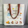 Summer shopping bag, capacious linen bag, cloth bag, wholesale