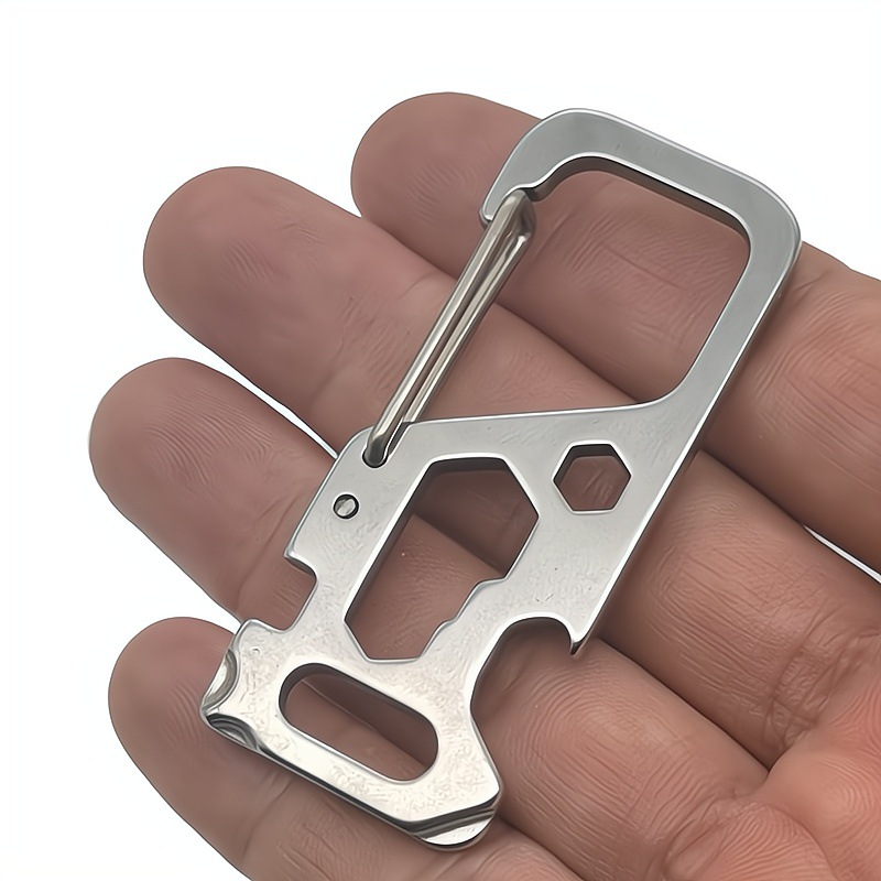 Universal keychain stainless steel