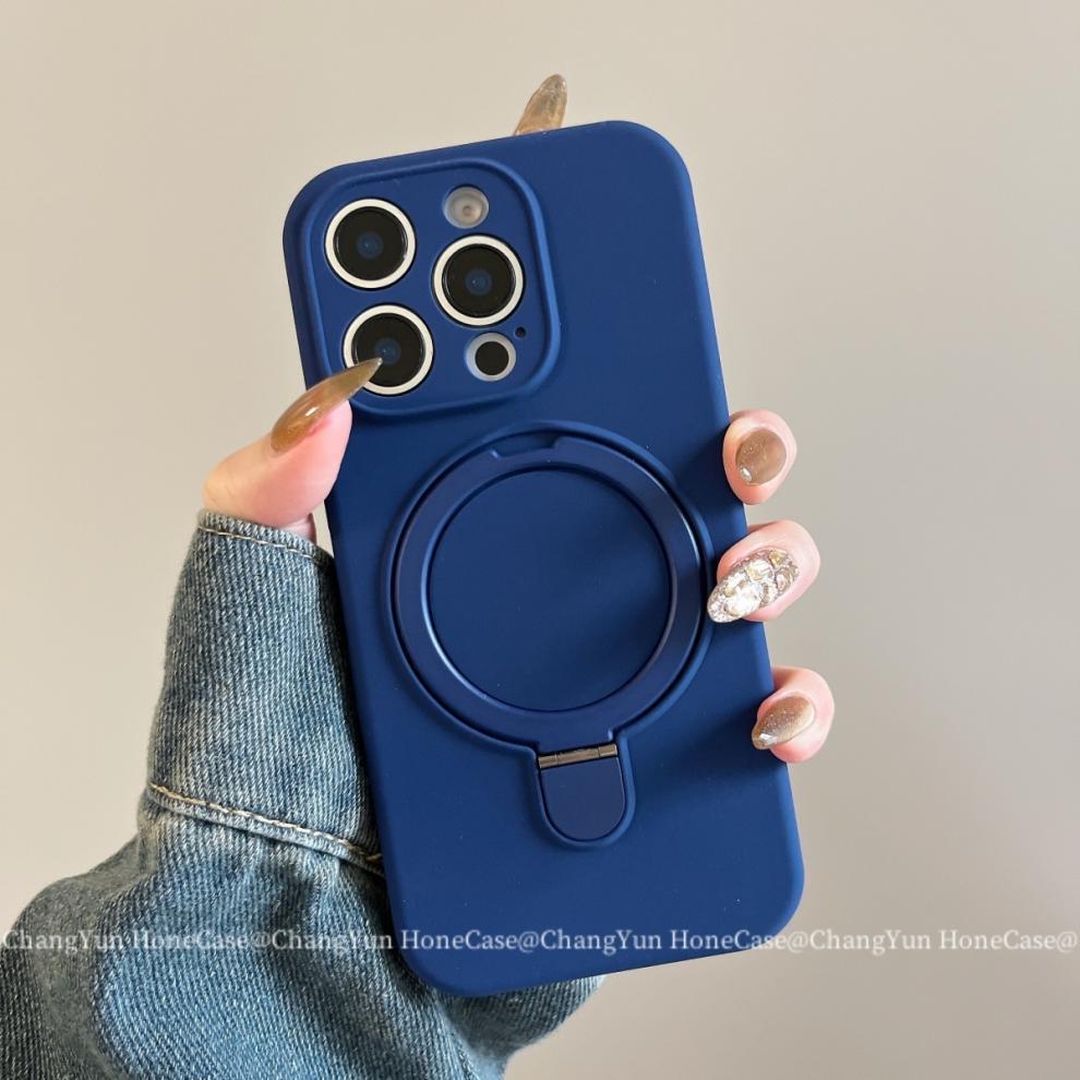Magnetic Silicone Phone Case For Iphone 15 Pro 14 13 Shockproof_voghion.com