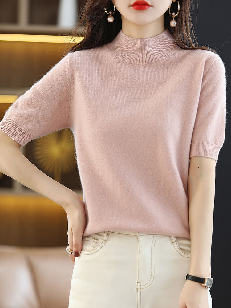 Autumn woolen base body-friendly sweater