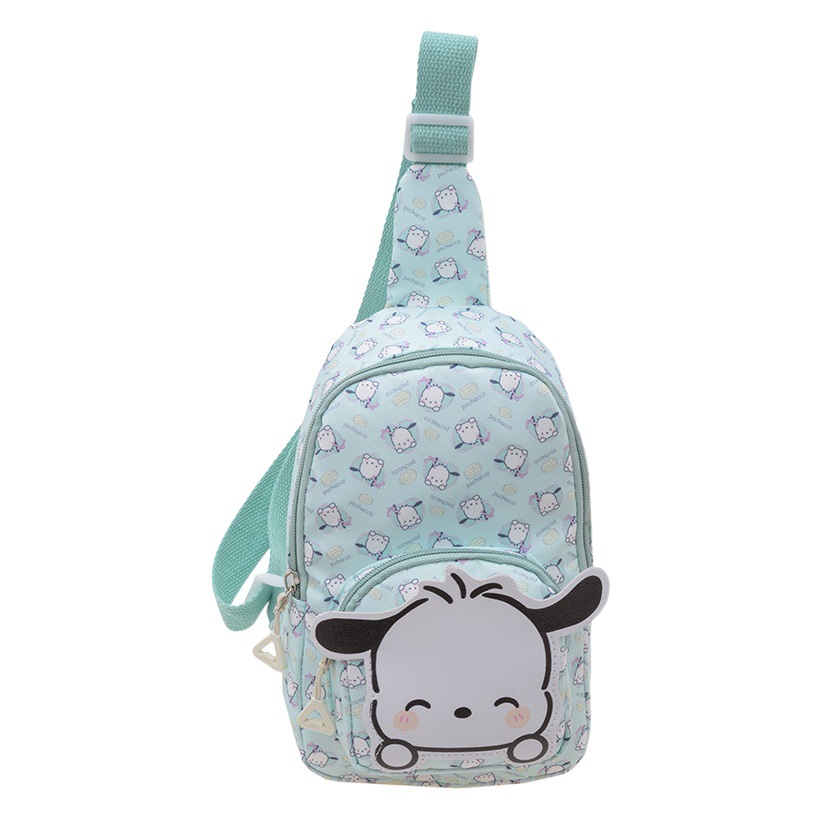 2023 trendy fashion Children's chest bag casual all-match boys and girls messenger bag cartoon cute princess shoulder coin purse