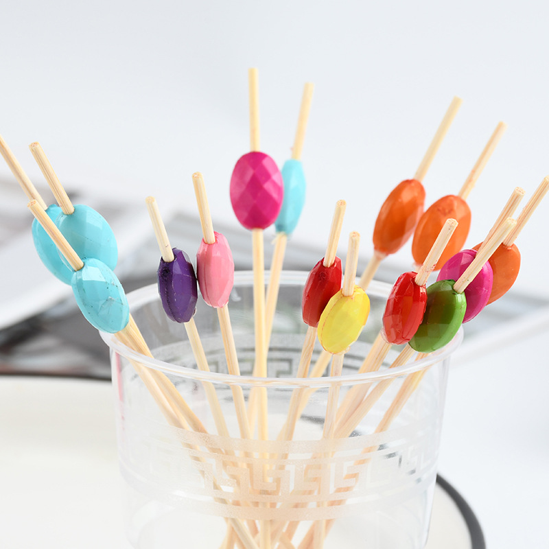 Botones de mariposa hechas a mano pura marca de fruta creativa marca de cóctel marca de hotel restaurante bar bambú marca de fruta al por mayor