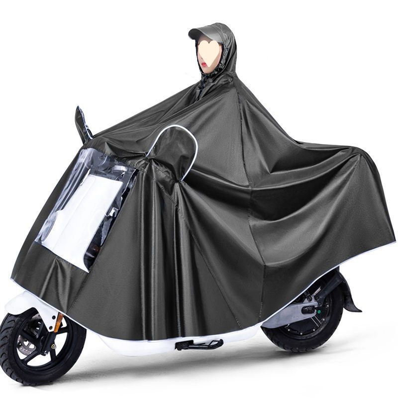 Raincoat Rainstorm-proof Men's and Women's Whole Body Extra-large Thickened Electric Car Motorcycle Super-large Single Double Poncho Battery Car
