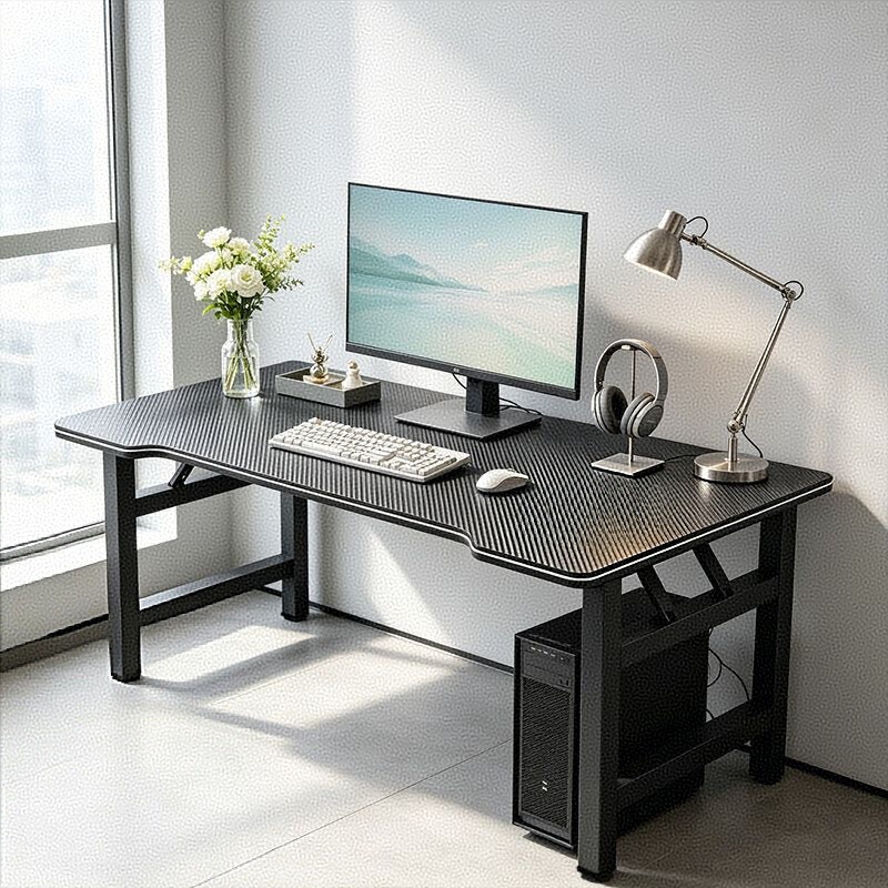 E-sports table set, desktop computer table, gaming table, simple table for home bedroom, rental house desk, office desk