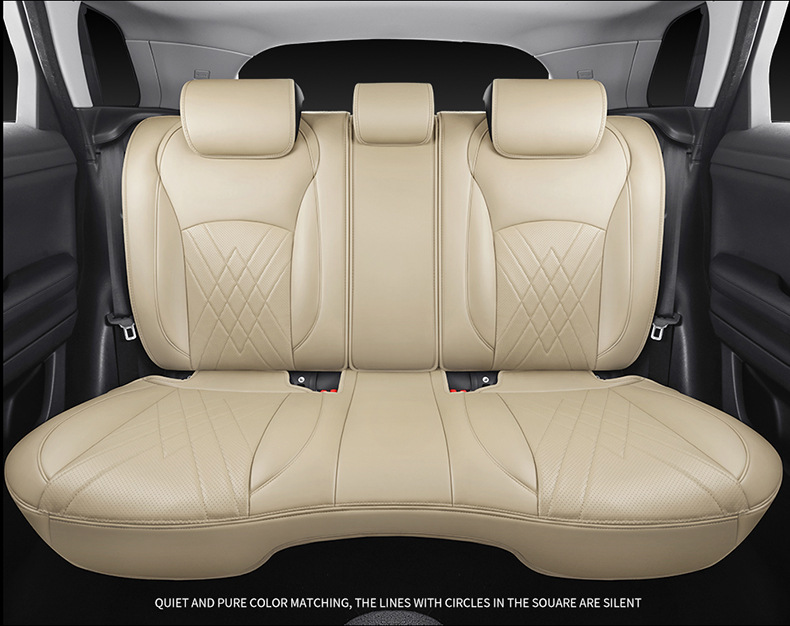 Car seat cushion chic high-end semi-enclosed simple leather seat cushion special car modified seat cover
