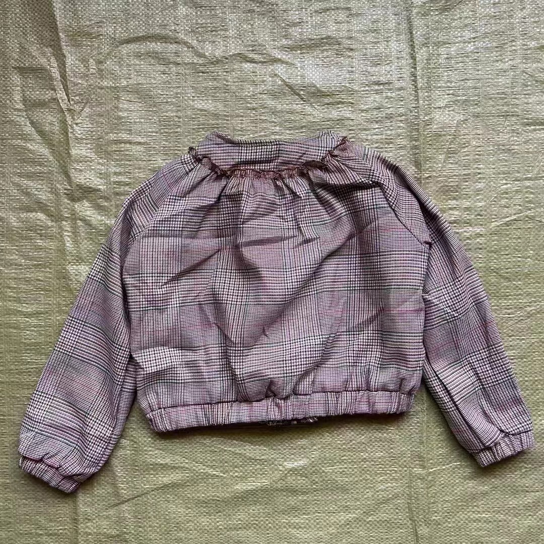 Abrigo de los niños Japonesa sola capa Japonesa marca abrigo de primavera y otoño abrigo de los niños al por mayor