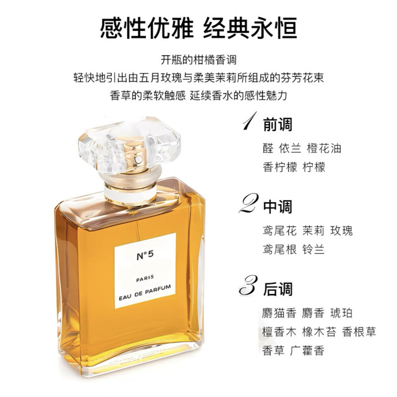 防伪可查！COCO可可小姐馥郁清新之水五号之水摩登香水50ml/100ml|undefined