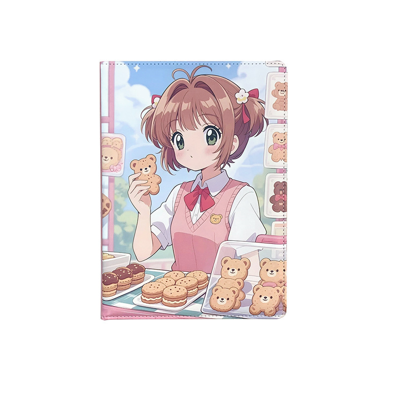 大本b5校园少女樱彩页笔记本皮面本精装本日记本 百变小樱彩页本|undefined