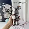 .18cm electroplated silver-care bear (pure ornament).