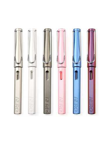 HERO hero pen 359 positive posture third grade primary school calligraphy pen boys and girls business office ink bag pen