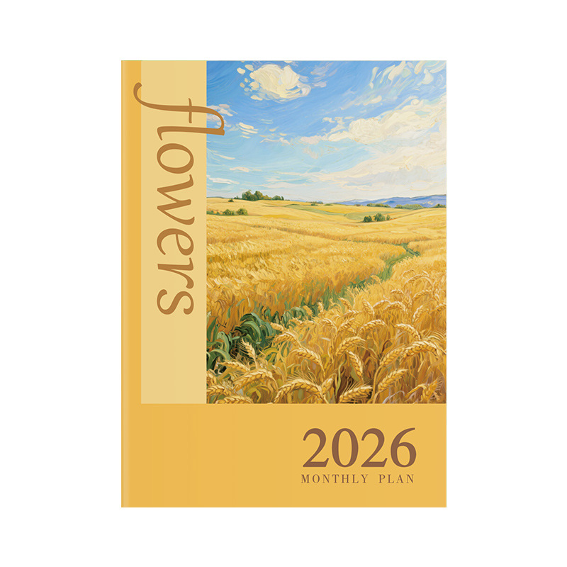 2025 secretaria de trabajo plan de mes A4 libro de gestión del tiempo libro de tarjetas manual de eficiencia LOGOTIPO de bronceado personalizado