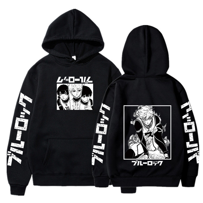 Anime BLUE LOCK Hoodie Fall Winter Long Sleeves Fleece