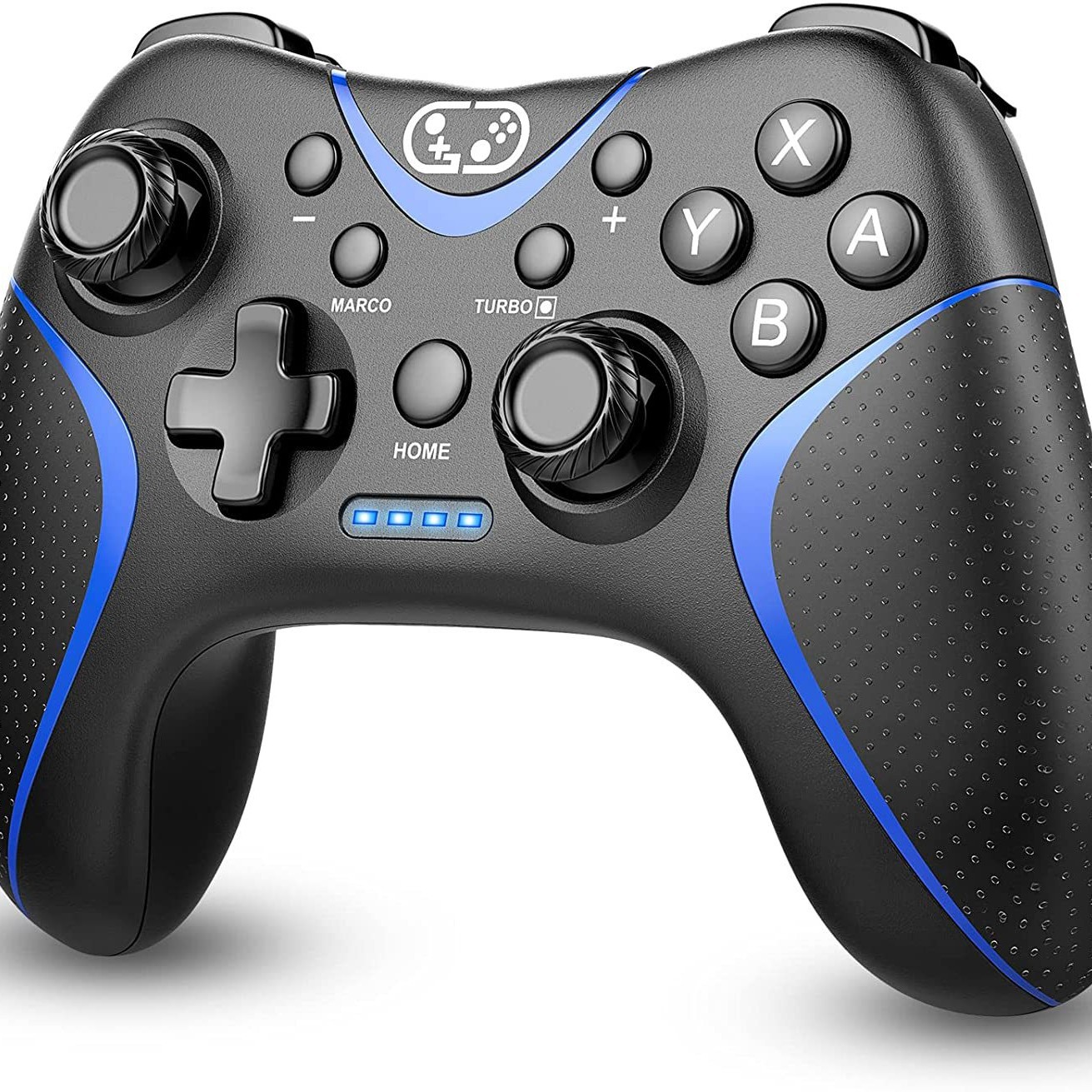 Interruptor inalámbrico del interruptor del GamePad manija de Bluetooth uno-haga clic el botón de programación de la parte posterior del anfitrión de la alarma