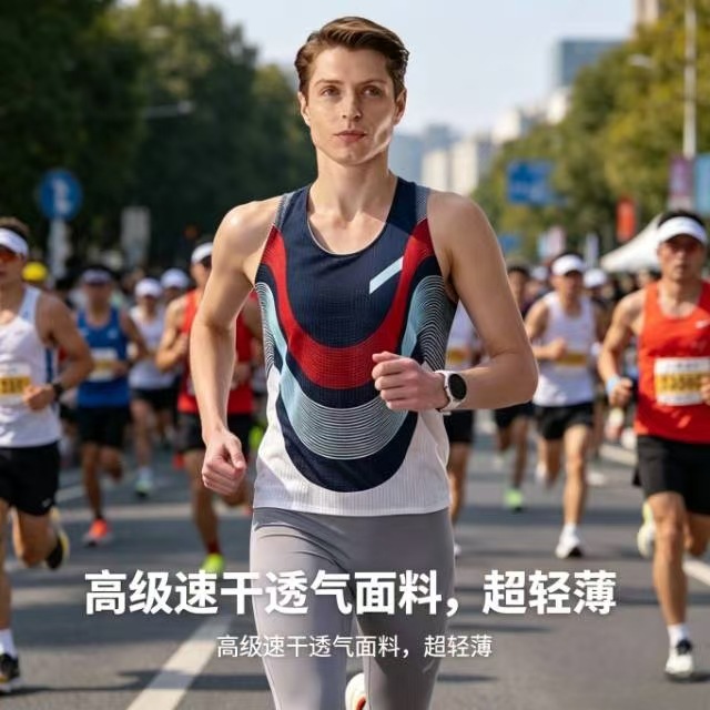 Outdoor Quick-Drying Clothing for Men and Women, Sora Marathon Sports Quick-Drying Moisture-Absorbing Lightweight Breathable Running Vest Customized